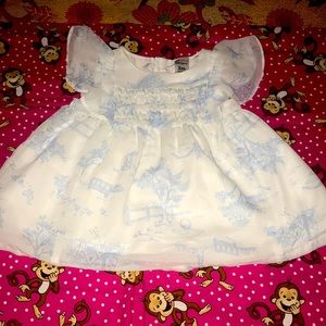 OMG super cute blue & white Peter rabbit carters dress
